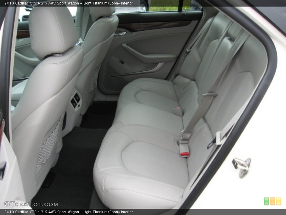 Light Titanium/Ebony Interior Rear Seat for the 2010 Cadillac CTS 4 3.6 AWD Sport Wagon #65931194
