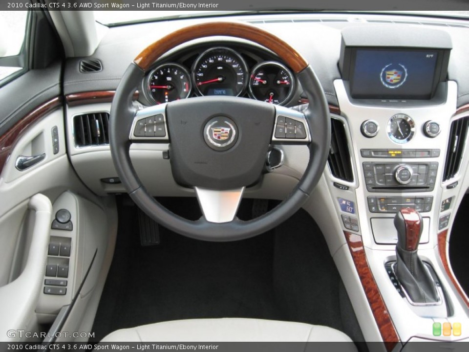 Light Titanium/Ebony Interior Dashboard for the 2010 Cadillac CTS 4 3.6 AWD Sport Wagon #65931212
