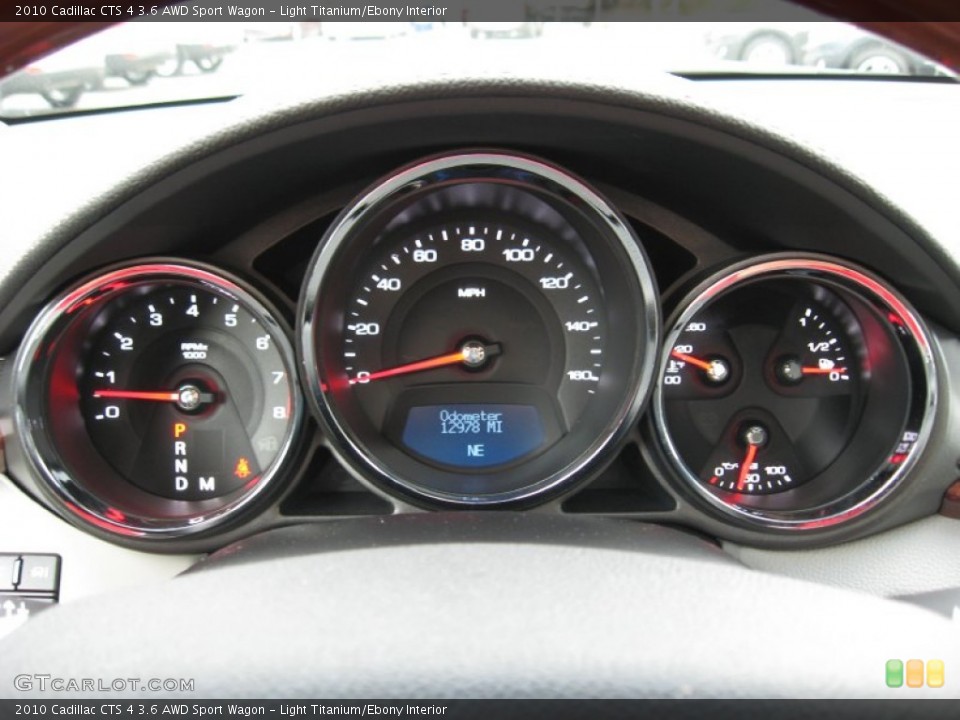 Light Titanium/Ebony Interior Gauges for the 2010 Cadillac CTS 4 3.6 AWD Sport Wagon #65931233