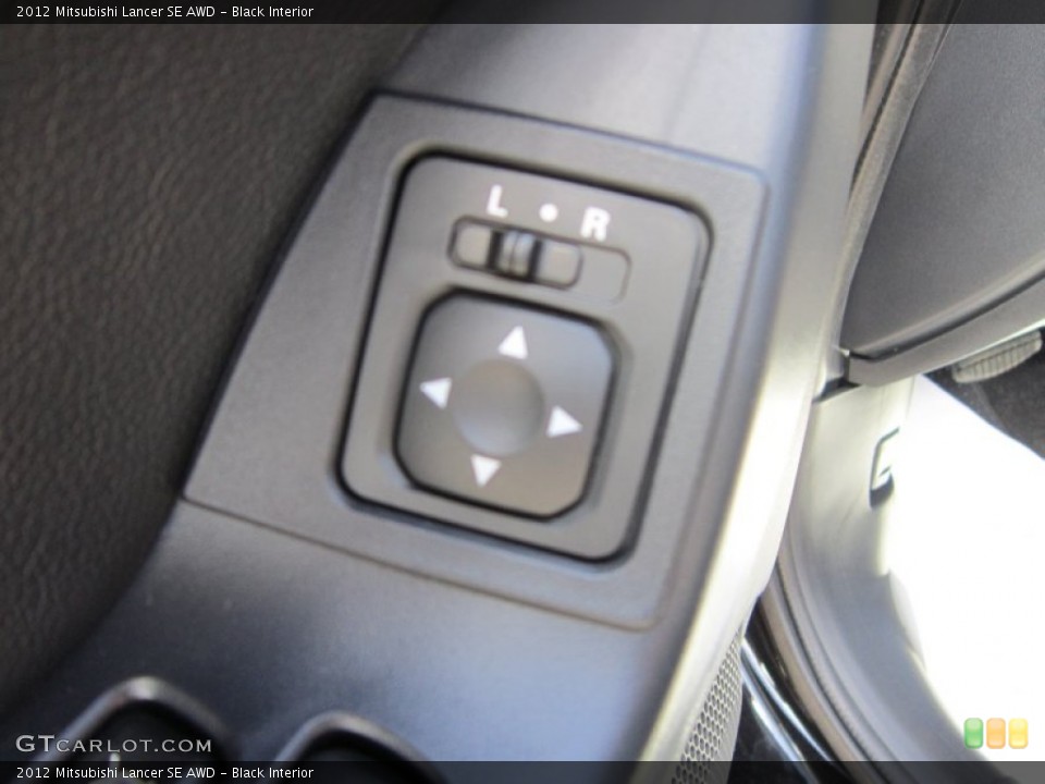 Black Interior Controls for the 2012 Mitsubishi Lancer SE AWD #65931902