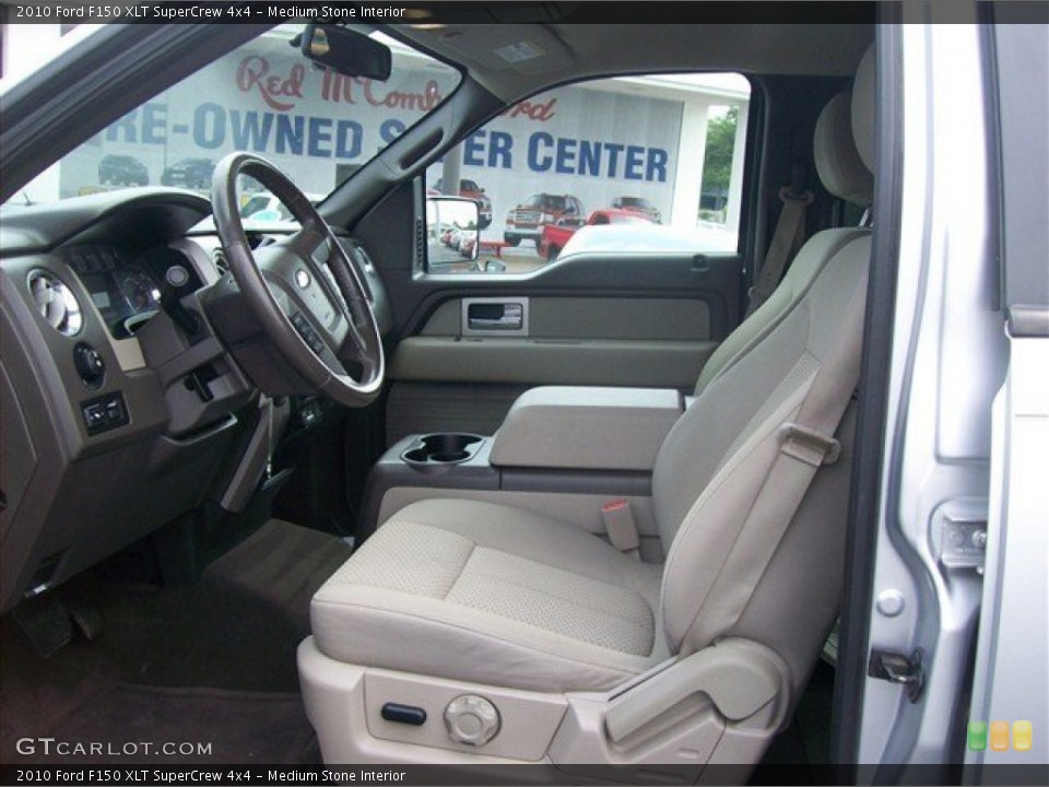 Medium Stone Interior Photo for the 2010 Ford F150 XLT SuperCrew 4x4 #65931914