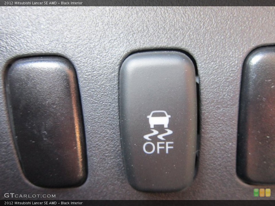 Black Interior Controls for the 2012 Mitsubishi Lancer SE AWD #65931920