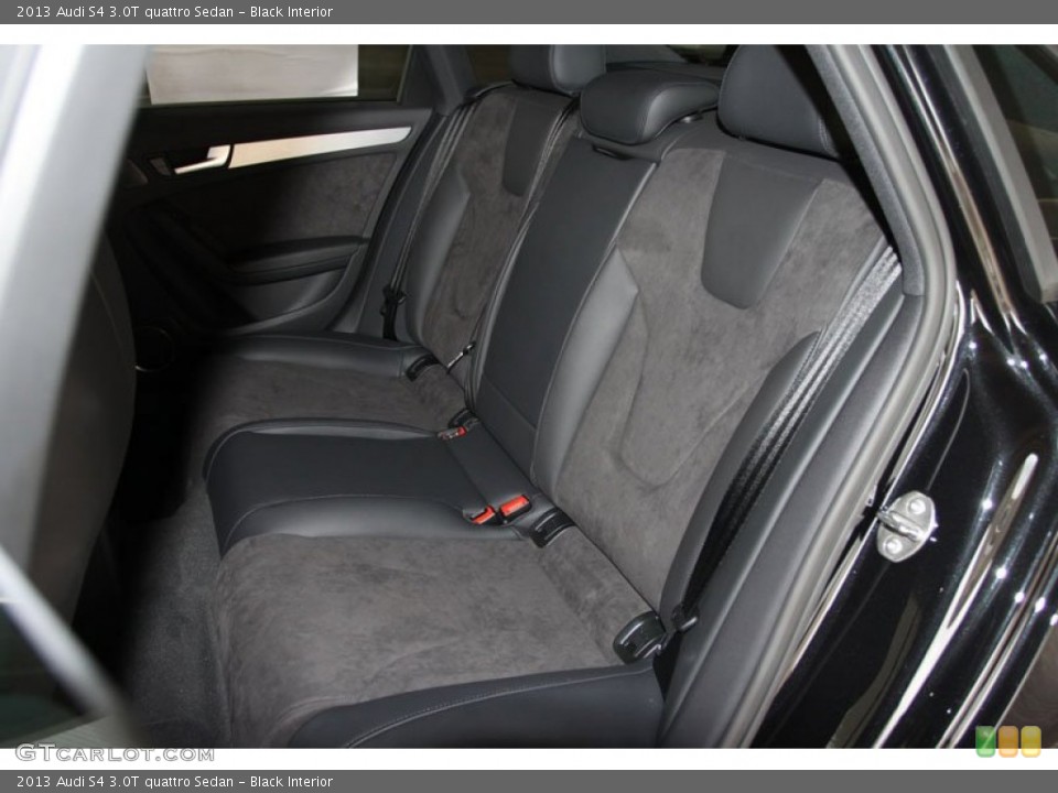 Black Interior Rear Seat for the 2013 Audi S4 3.0T quattro Sedan #65931933