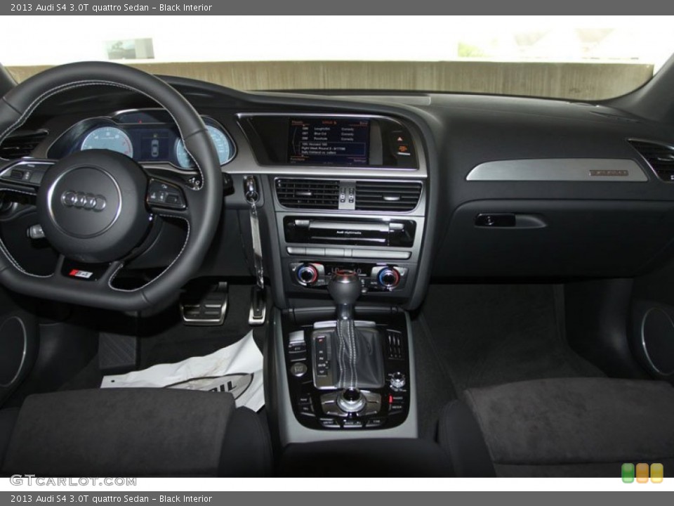Black Interior Dashboard for the 2013 Audi S4 3.0T quattro Sedan #65931944