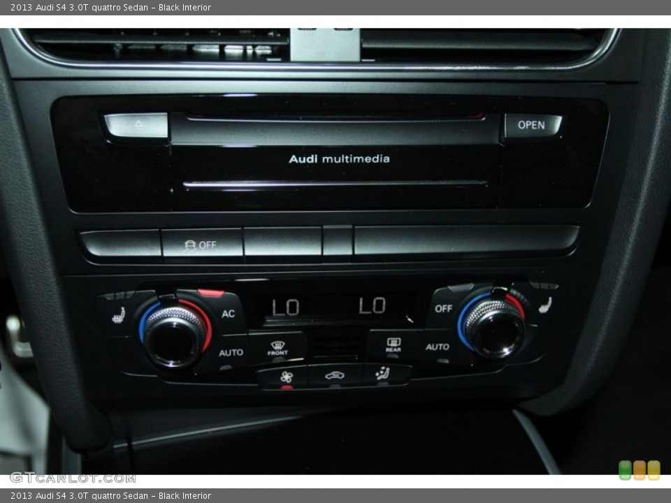 Black Interior Controls for the 2013 Audi S4 3.0T quattro Sedan #65931974