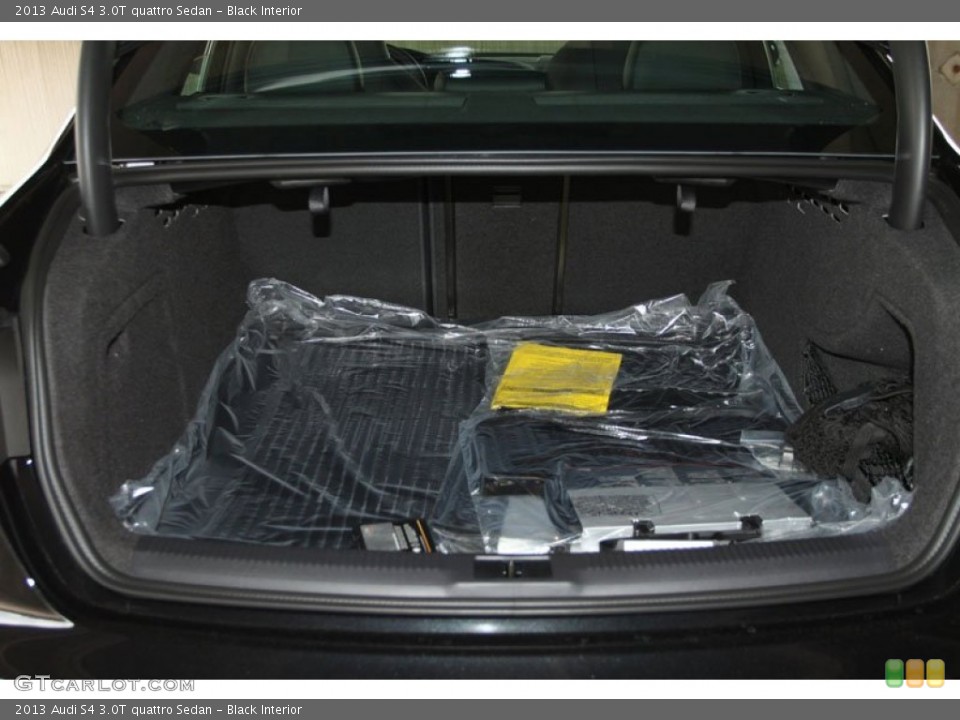 Black Interior Trunk for the 2013 Audi S4 3.0T quattro Sedan #65932003