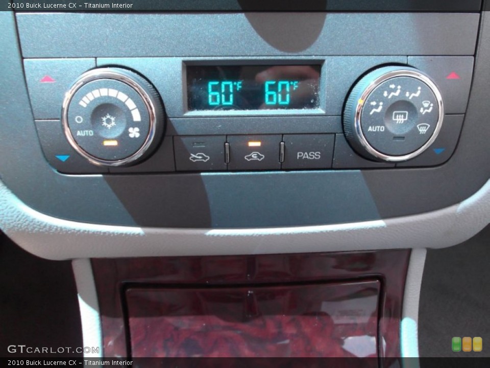 Titanium Interior Controls for the 2010 Buick Lucerne CX #65935400