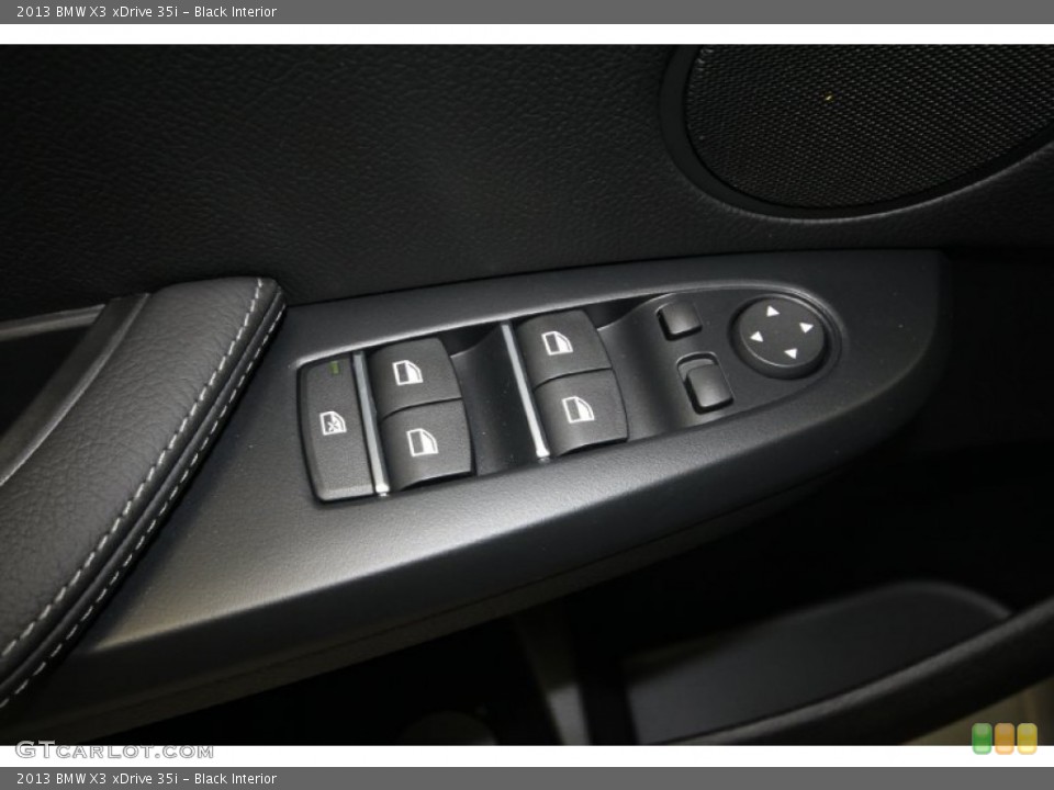 Black Interior Controls for the 2013 BMW X3 xDrive 35i #65938574