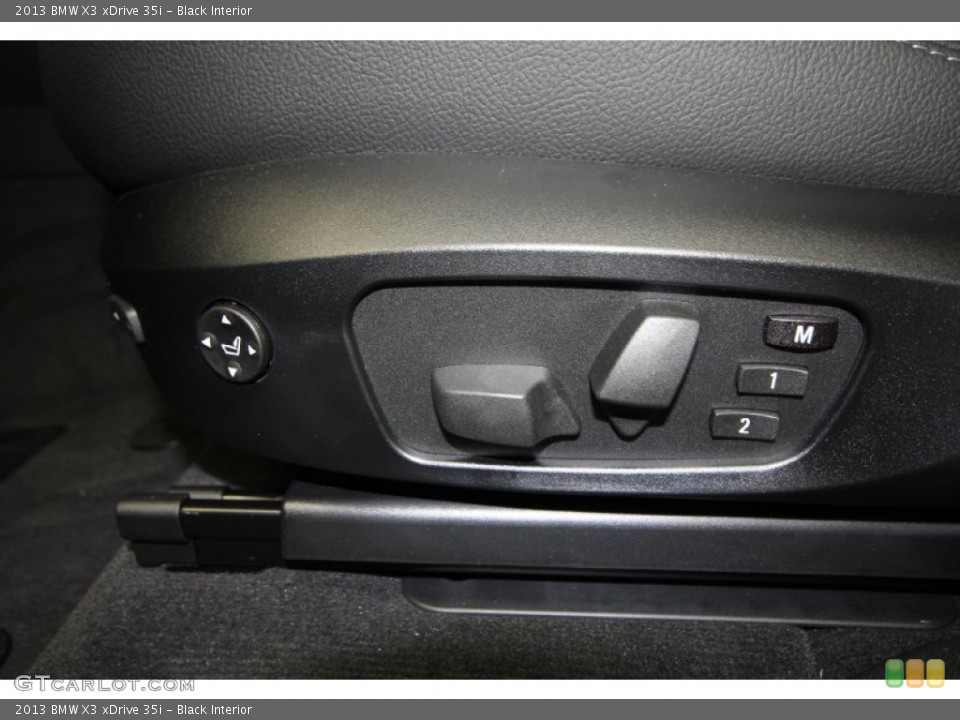 Black Interior Controls for the 2013 BMW X3 xDrive 35i #65938583