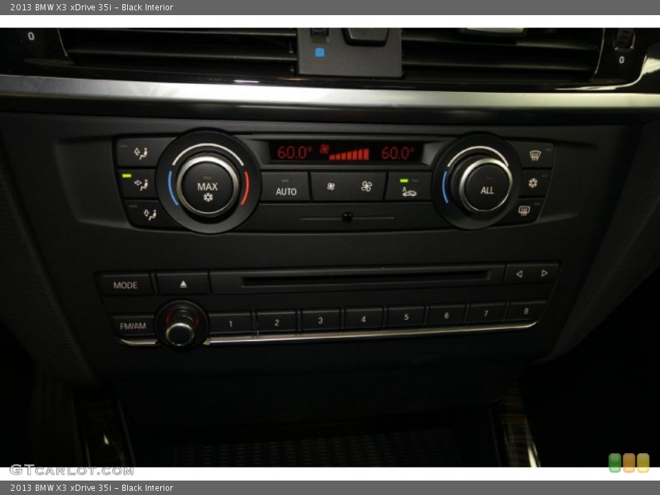 Black Interior Controls for the 2013 BMW X3 xDrive 35i #65938598