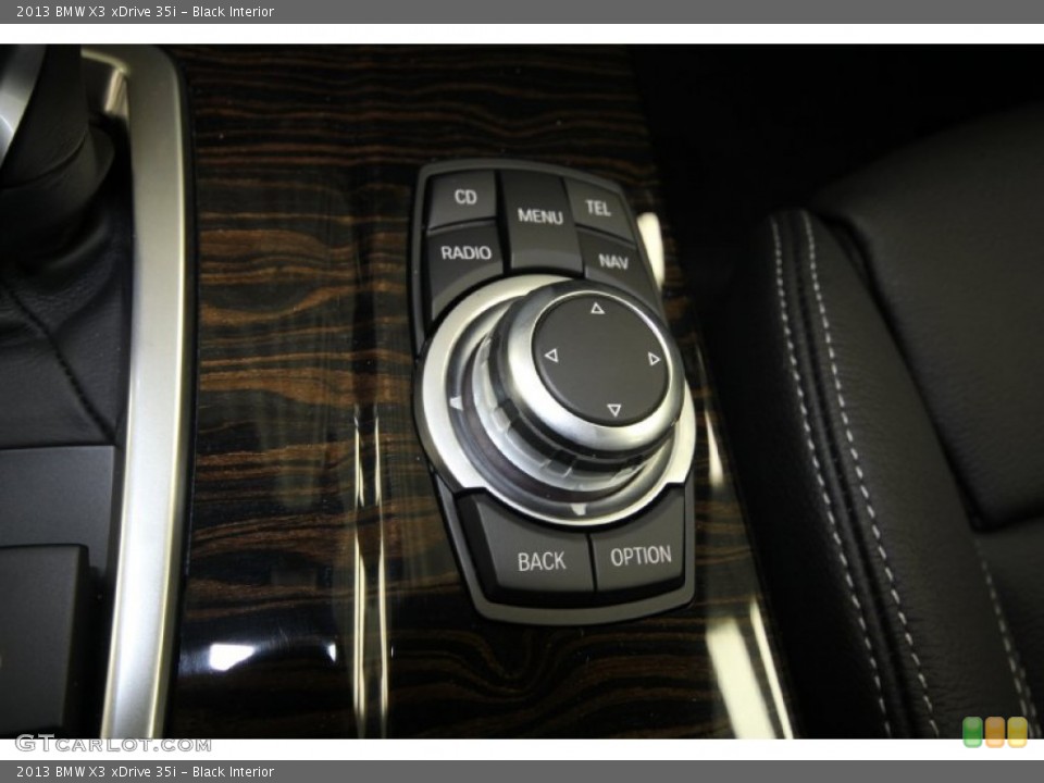 Black Interior Controls for the 2013 BMW X3 xDrive 35i #65938615