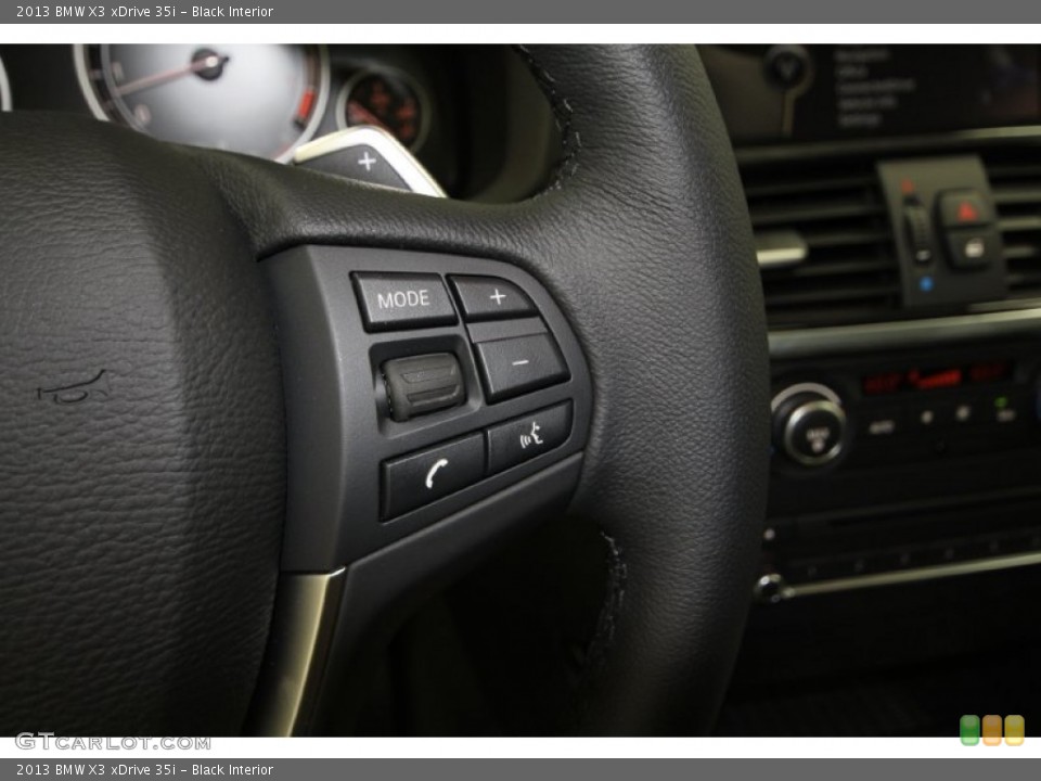 Black Interior Controls for the 2013 BMW X3 xDrive 35i #65938631