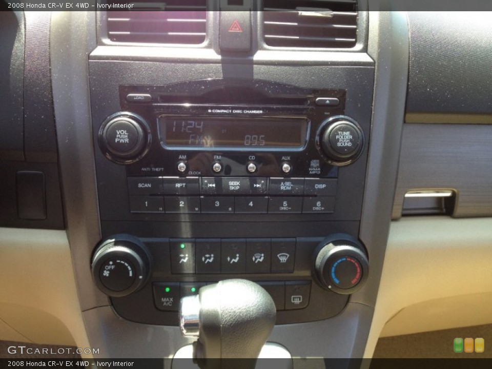 Ivory Interior Controls for the 2008 Honda CR-V EX 4WD #65938970