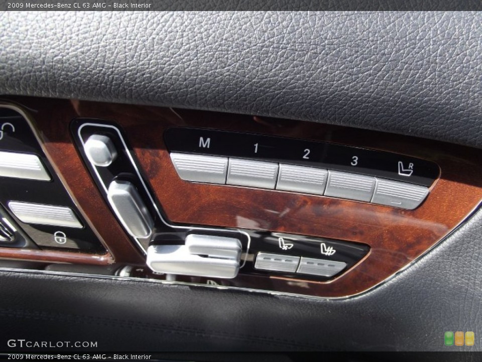 Black Interior Controls for the 2009 Mercedes-Benz CL 63 AMG #65939444