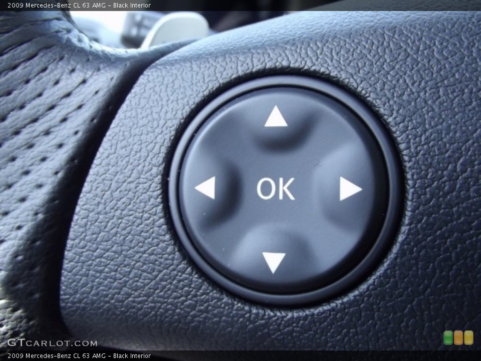 Black Interior Controls for the 2009 Mercedes-Benz CL 63 AMG #65939504