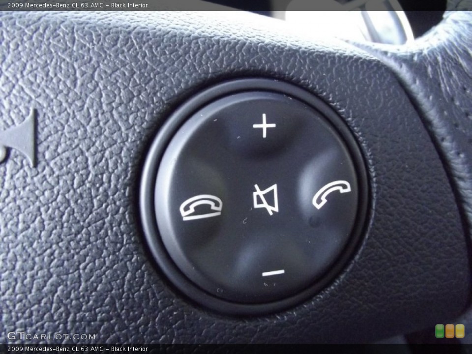 Black Interior Controls for the 2009 Mercedes-Benz CL 63 AMG #65939510