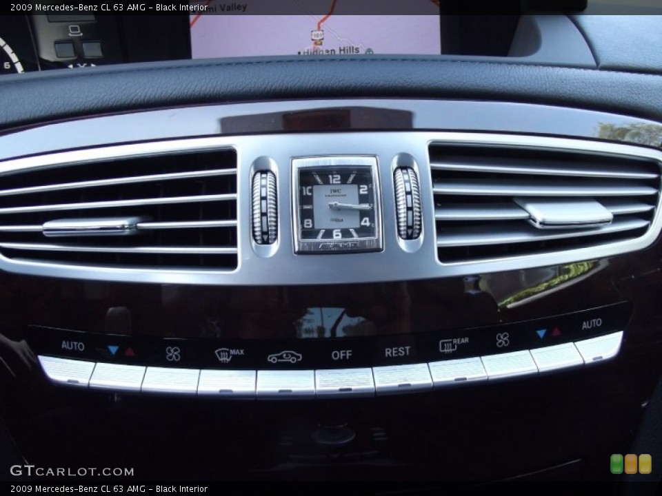 Black Interior Controls for the 2009 Mercedes-Benz CL 63 AMG #65939546