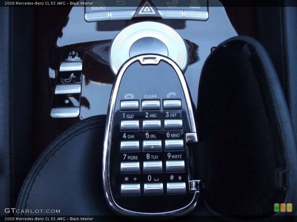 Black Interior Controls for the 2009 Mercedes-Benz CL 63 AMG #65939588