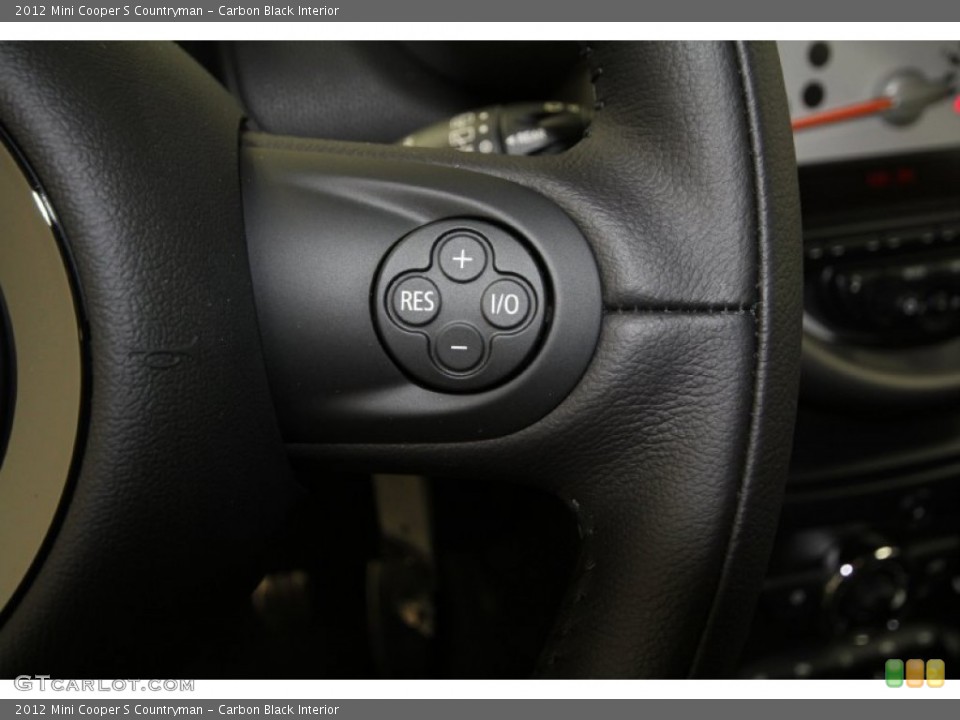Carbon Black Interior Controls for the 2012 Mini Cooper S Countryman #65939621