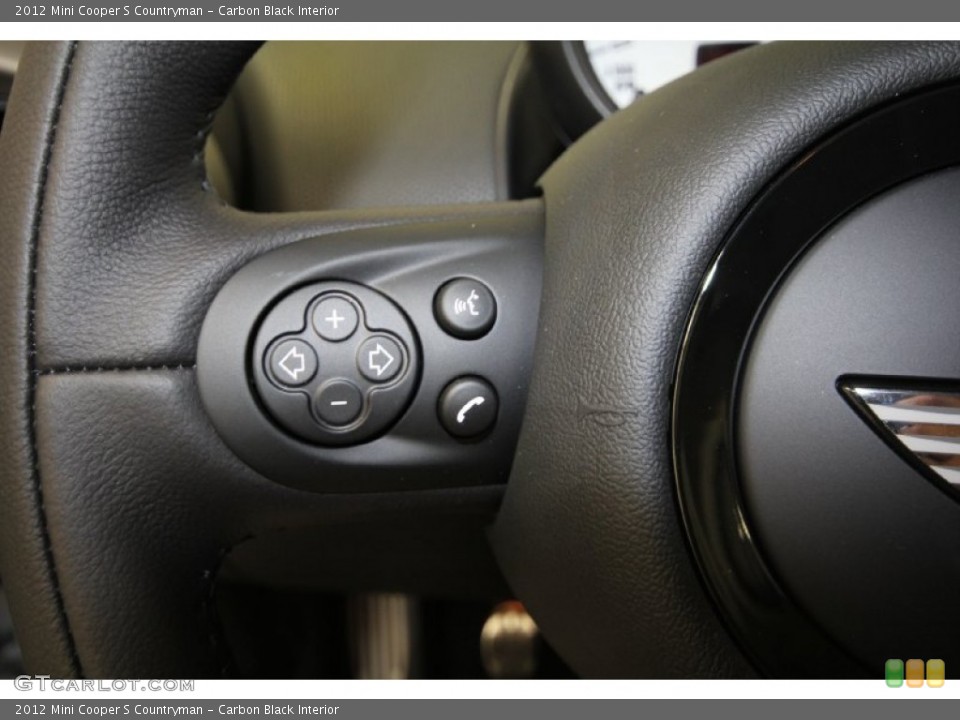Carbon Black Interior Controls for the 2012 Mini Cooper S Countryman #65939629
