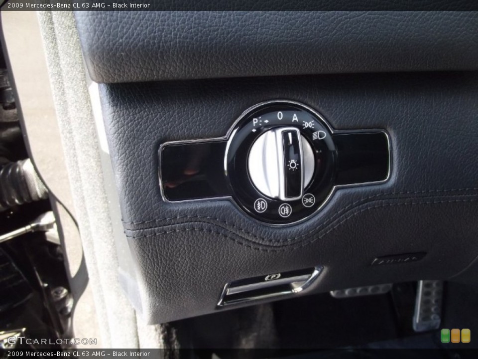 Black Interior Controls for the 2009 Mercedes-Benz CL 63 AMG #65939633