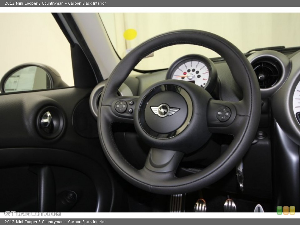 Carbon Black Interior Steering Wheel for the 2012 Mini Cooper S Countryman #65939654