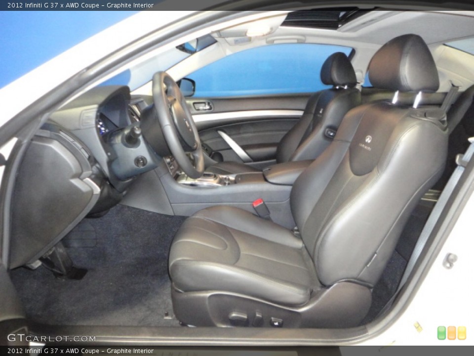 Graphite Interior Photo for the 2012 Infiniti G 37 x AWD Coupe #65941798