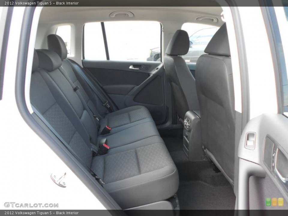 Black Interior Photo for the 2012 Volkswagen Tiguan S #65942825