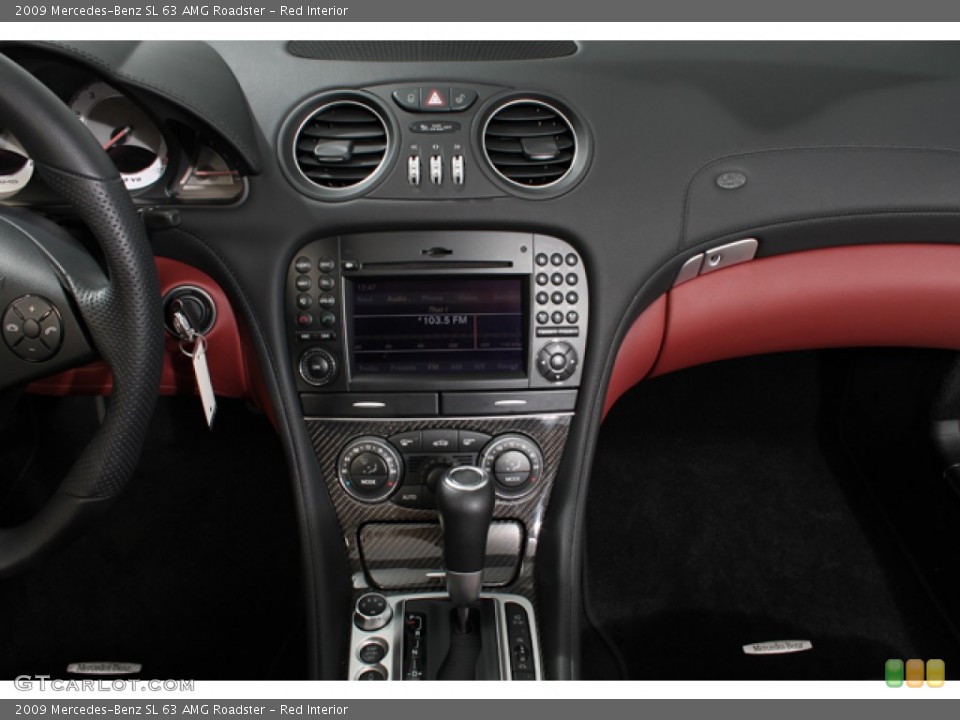 Red Interior Controls for the 2009 Mercedes-Benz SL 63 AMG Roadster #65945111