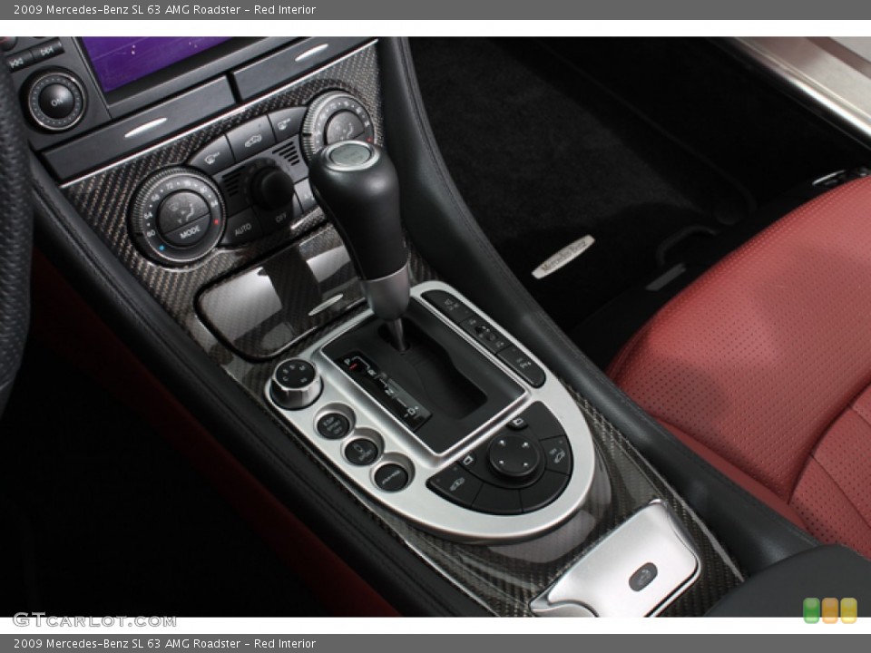 Red Interior Transmission for the 2009 Mercedes-Benz SL 63 AMG Roadster #65945175