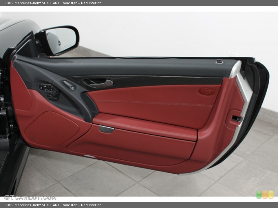 Red Interior Door Panel for the 2009 Mercedes-Benz SL 63 AMG Roadster #65945186