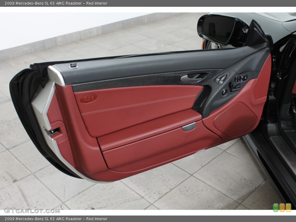 Red Interior Door Panel for the 2009 Mercedes-Benz SL 63 AMG Roadster #65945195