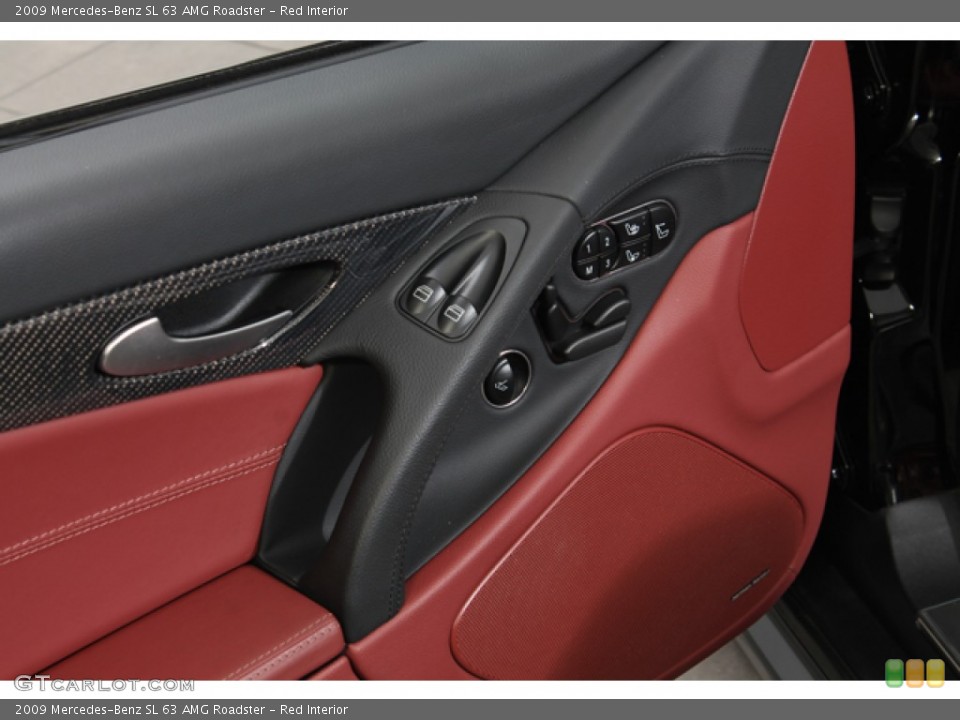 Red Interior Controls for the 2009 Mercedes-Benz SL 63 AMG Roadster #65945204