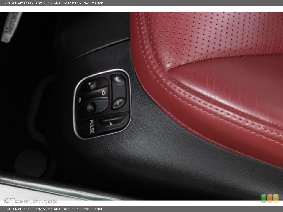 Red Interior Controls for the 2009 Mercedes-Benz SL 63 AMG Roadster #65945212