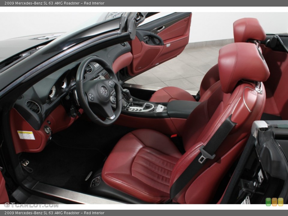 Red Interior Photo for the 2009 Mercedes-Benz SL 63 AMG Roadster #65945222