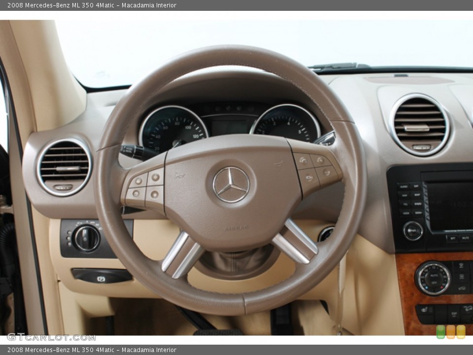 Macadamia Interior Steering Wheel for the 2008 Mercedes-Benz ML 350 4Matic #65945394