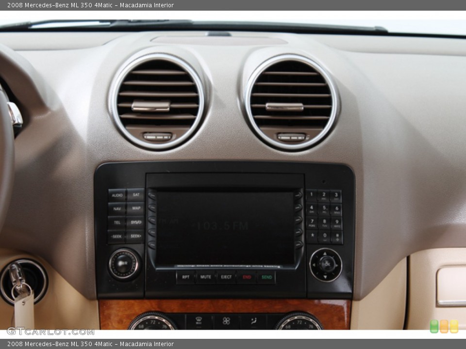 Macadamia Interior Controls for the 2008 Mercedes-Benz ML 350 4Matic #65945417