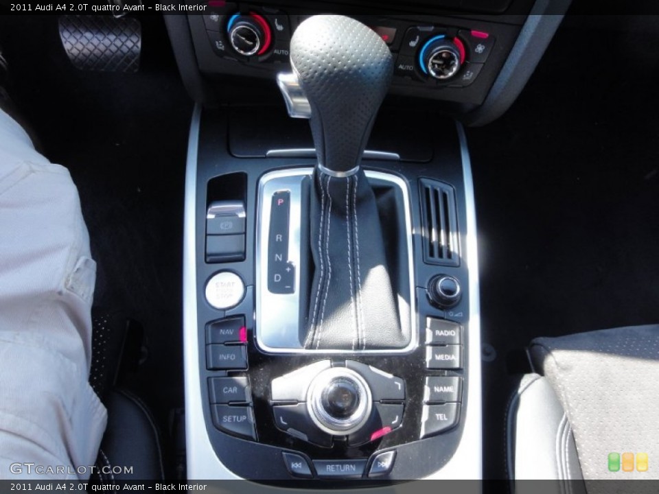 Black Interior Transmission for the 2011 Audi A4 2.0T quattro Avant #65945687