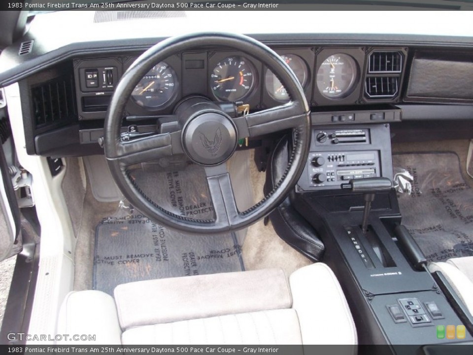 Gray Interior Dashboard for the 1983 Pontiac Firebird Trans Am 25th Anniversary Daytona 500 Pace Car Coupe #65948303