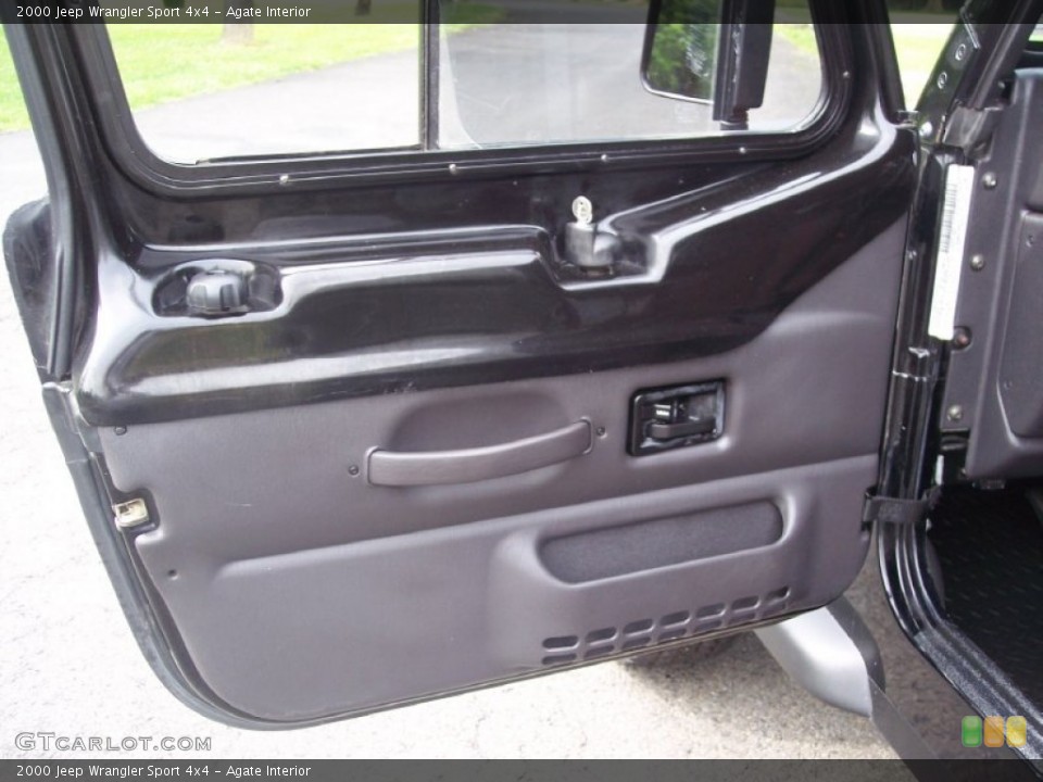 Agate Interior Door Panel for the 2000 Jeep Wrangler Sport 4x4 #65948996