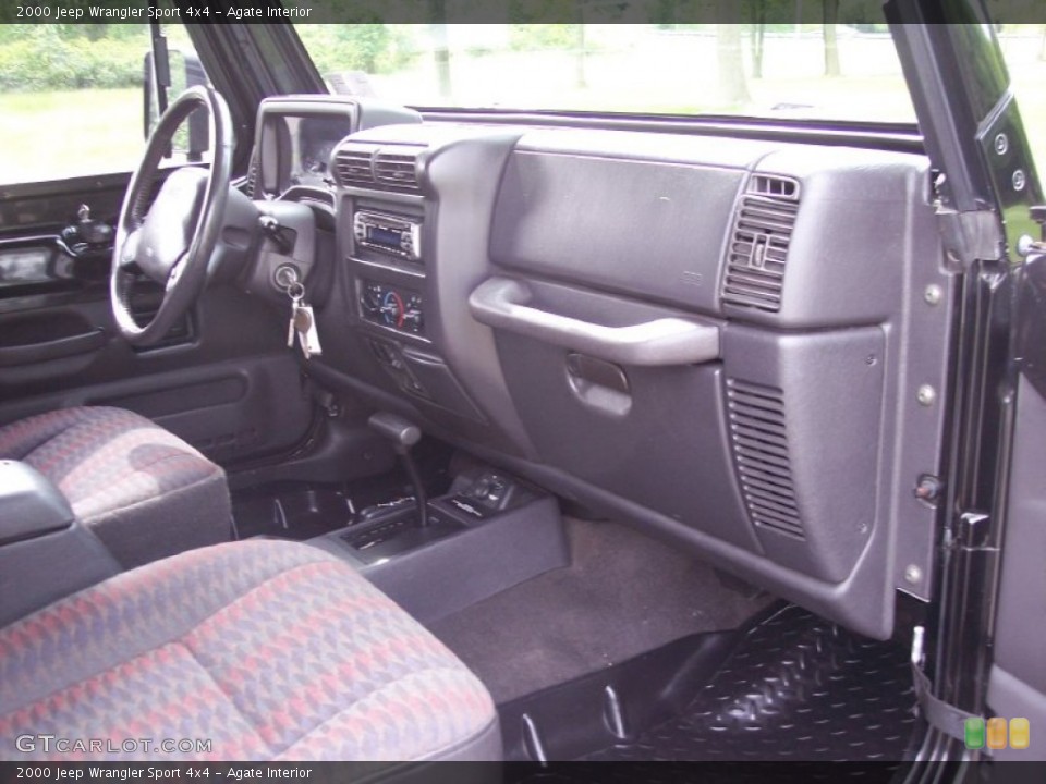 Agate Interior Dashboard for the 2000 Jeep Wrangler Sport 4x4 #65949011