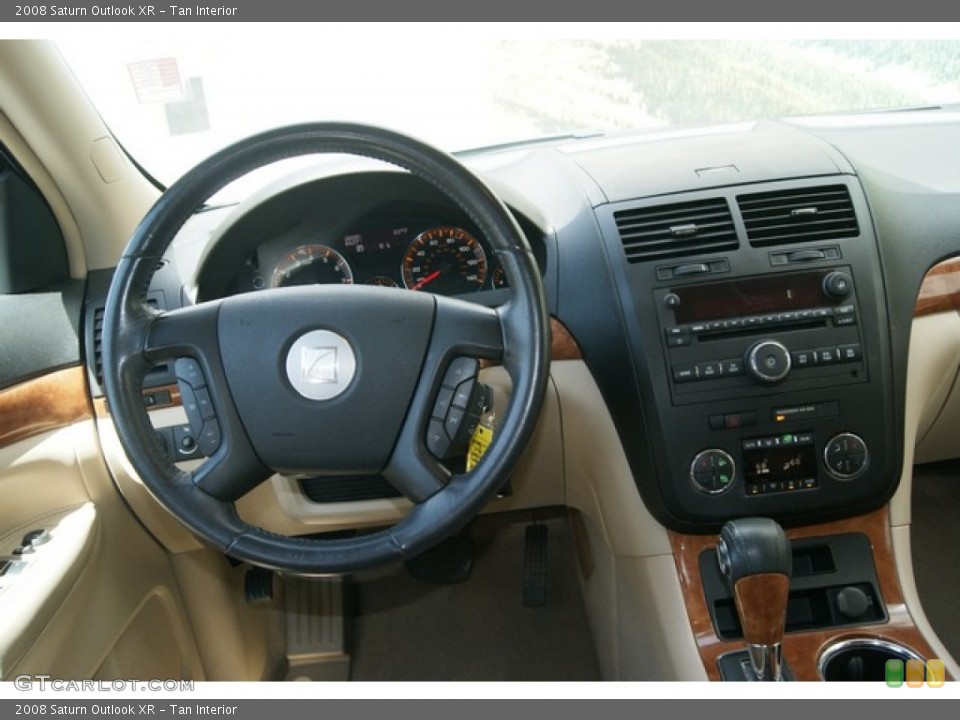 Tan Interior Dashboard for the 2008 Saturn Outlook XR #65949023
