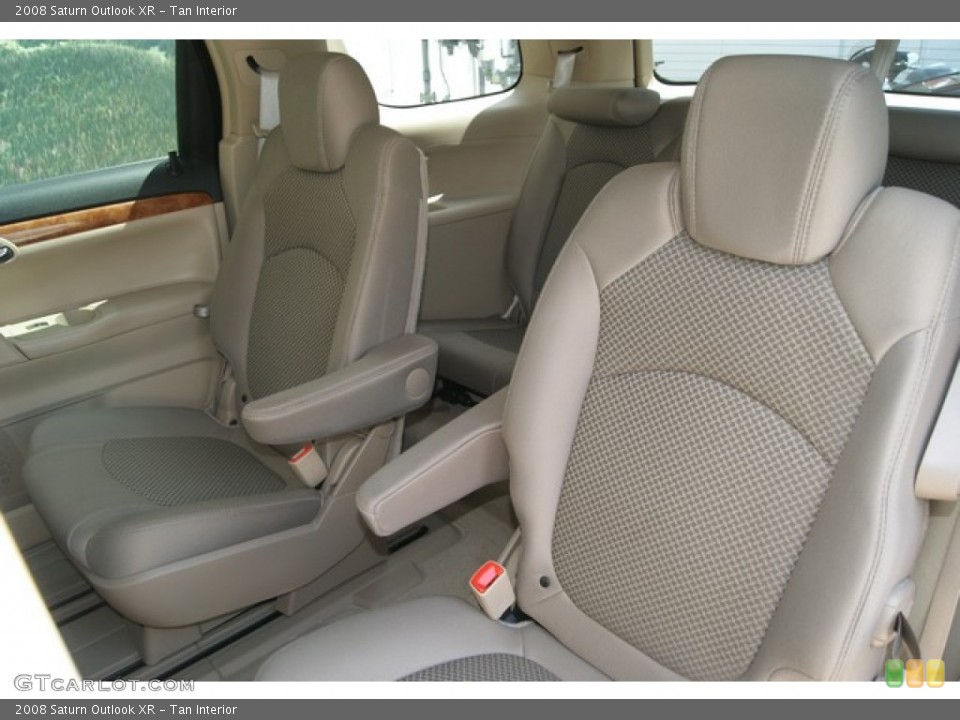 Tan Interior Rear Seat for the 2008 Saturn Outlook XR #65949062
