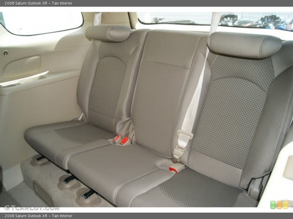 Tan Interior Rear Seat for the 2008 Saturn Outlook XR #65949068
