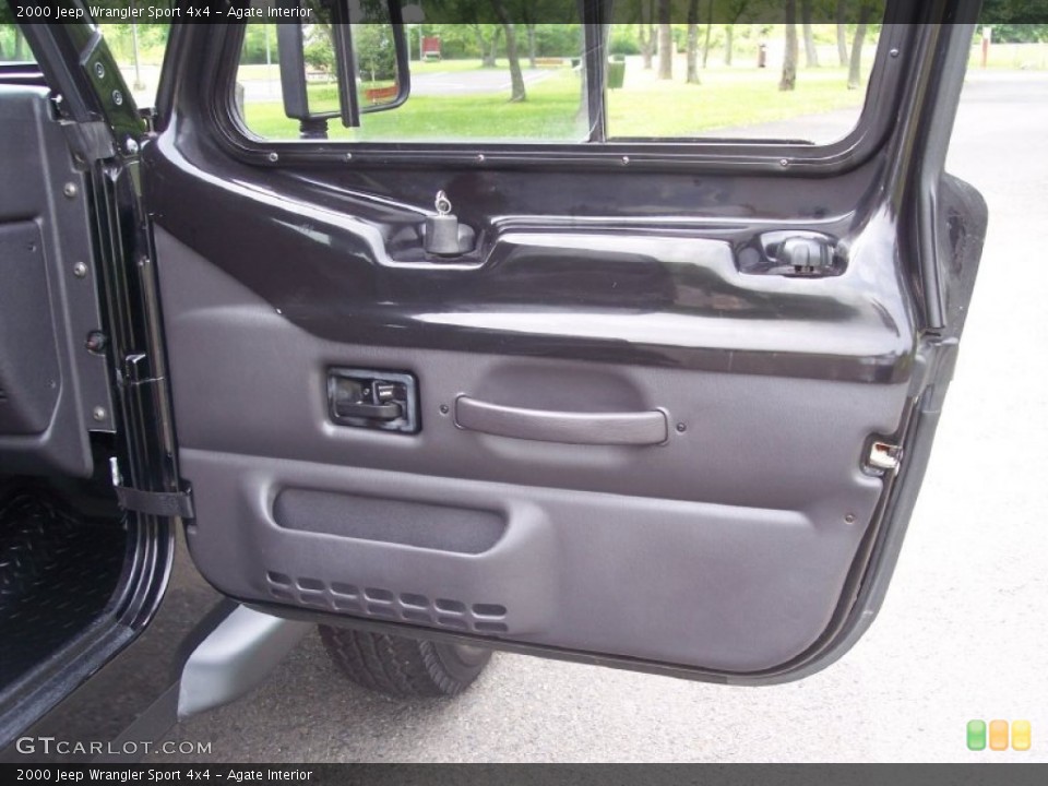 Agate Interior Door Panel for the 2000 Jeep Wrangler Sport 4x4 #65949092
