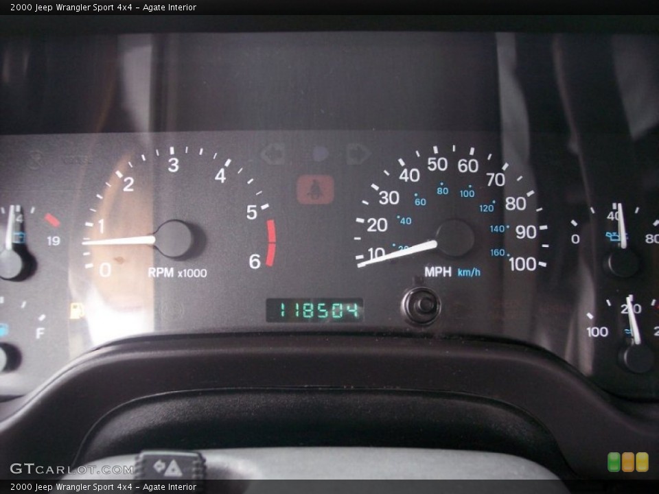 Agate Interior Gauges for the 2000 Jeep Wrangler Sport 4x4 #65949185