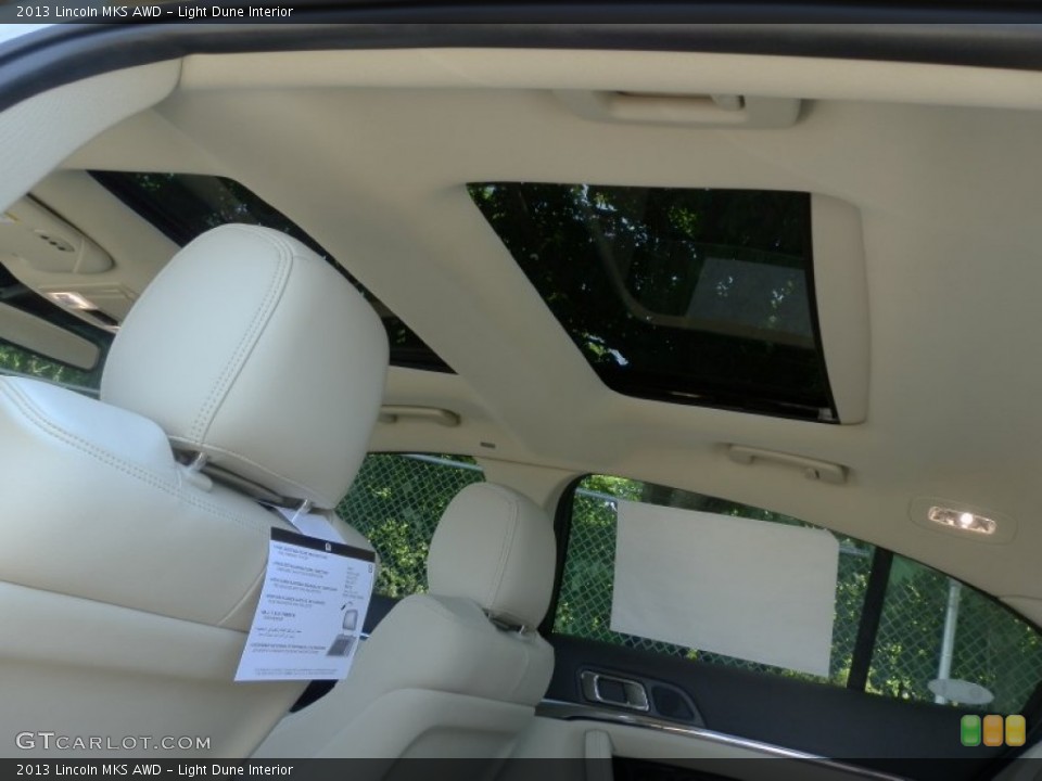 Light Dune Interior Sunroof for the 2013 Lincoln MKS AWD #65950994