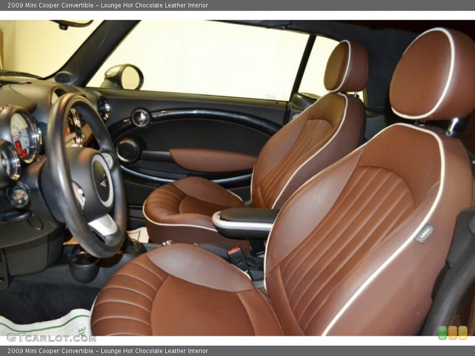 Lounge Hot Chocolate Leather Interior Photo for the 2009 Mini Cooper Convertible #65953733