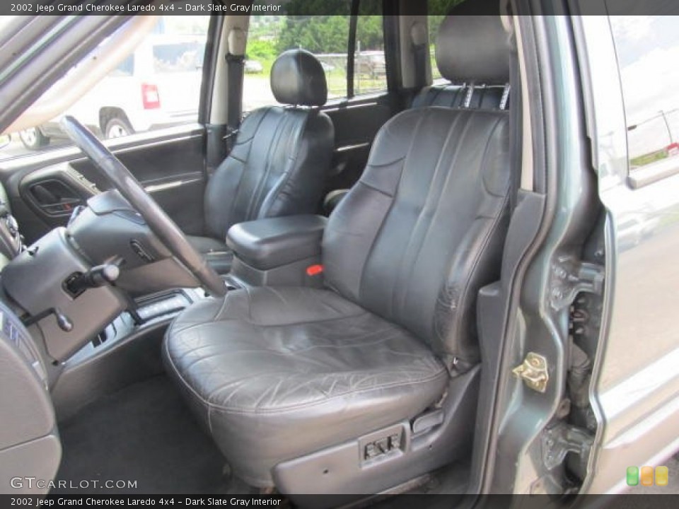 Dark Slate Gray Interior Front Seat for the 2002 Jeep Grand Cherokee Laredo 4x4 #65955302