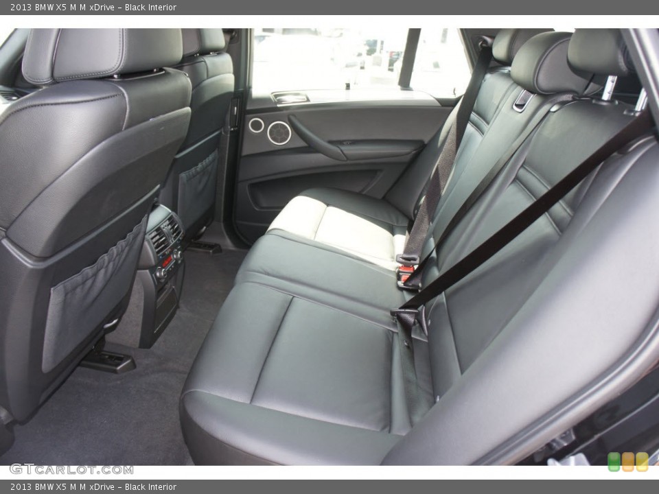 Black Interior Rear Seat for the 2013 BMW X5 M M xDrive #65955314